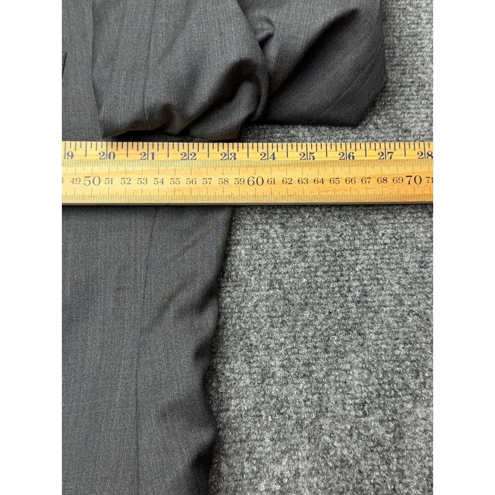 Saks Fifth Avenue Ermenegildo Zegna Cloth Blazer 46R Wool Silk Italy Slim Fit